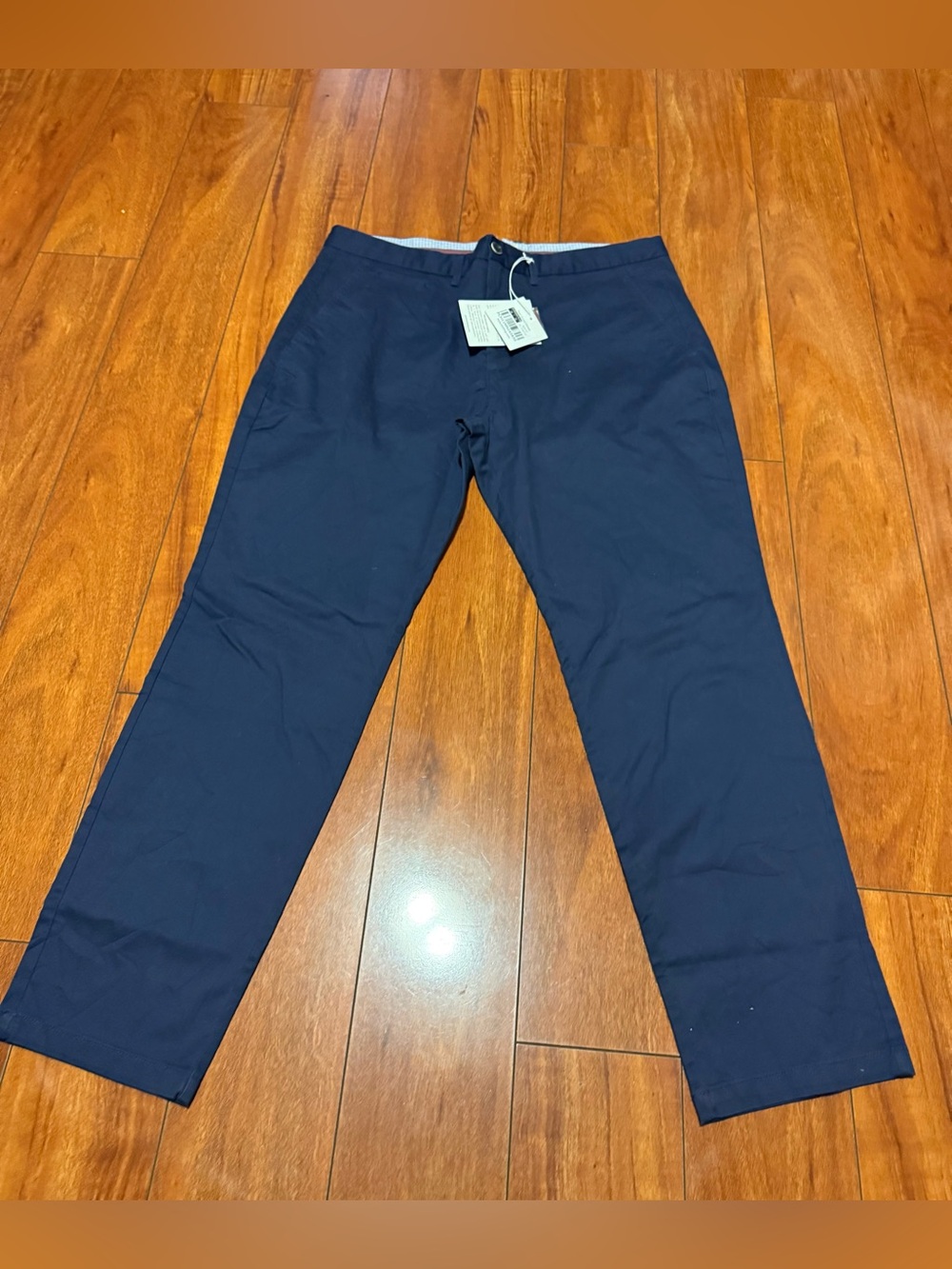 PERK Men's Navy Casual Chino Pants